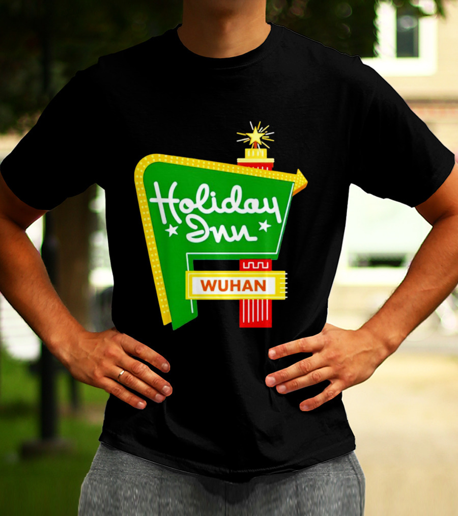 Holiday Inn Wuhan Vintage Neon Sign T-Shirt