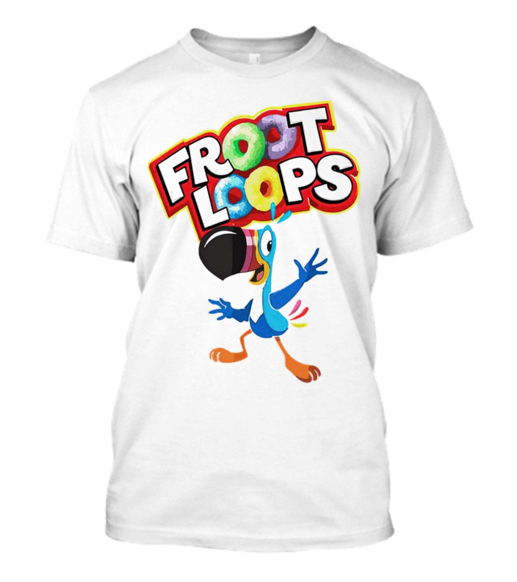 Froot Loops Toucan Sam Colorful T-Shirt