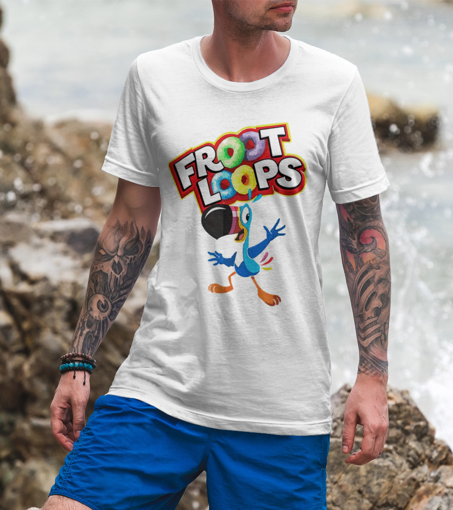 Froot Loops Toucan Sam Colorful T-Shirt