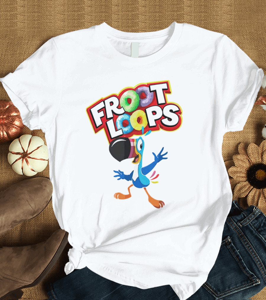 Froot Loops Toucan Sam Colorful T-Shirt