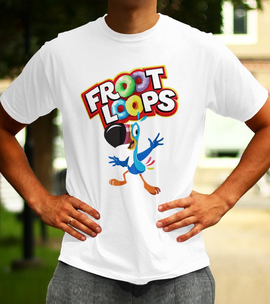 Froot Loops Toucan Sam Colorful T-Shirt
