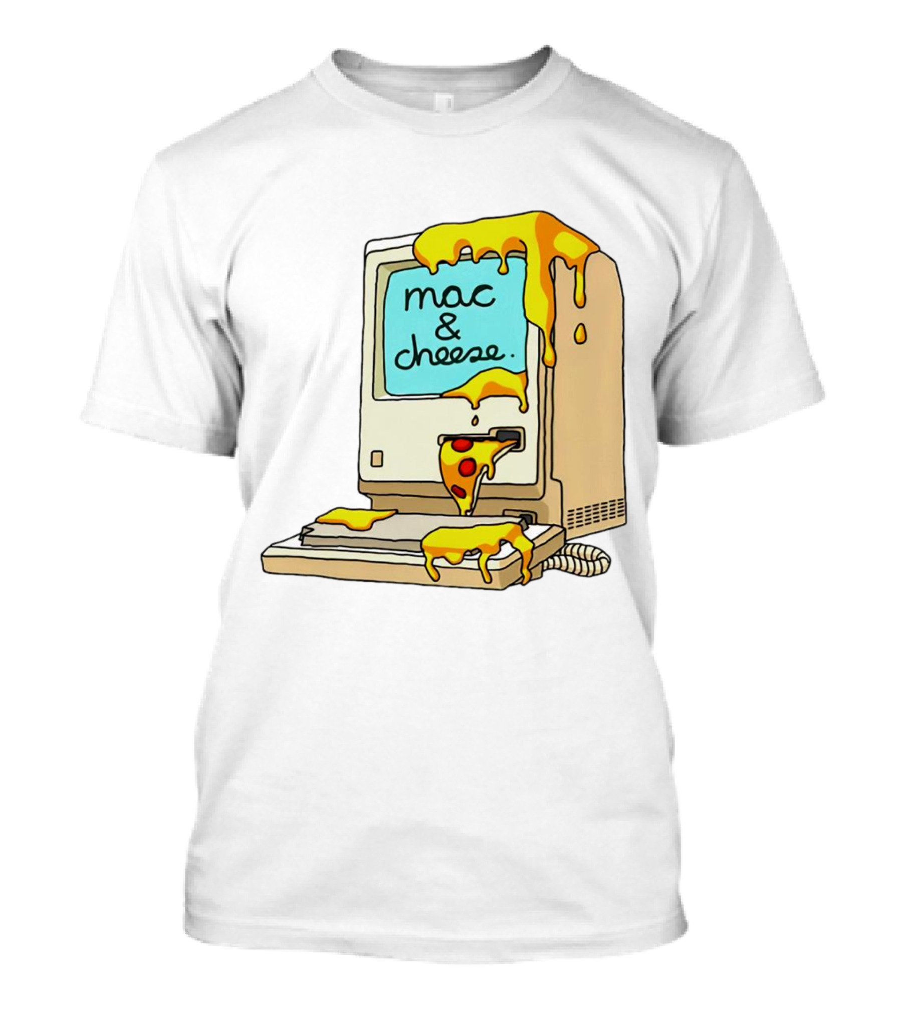 Mac And Cheese Dakkadakka Pizza Computer T-Shirt