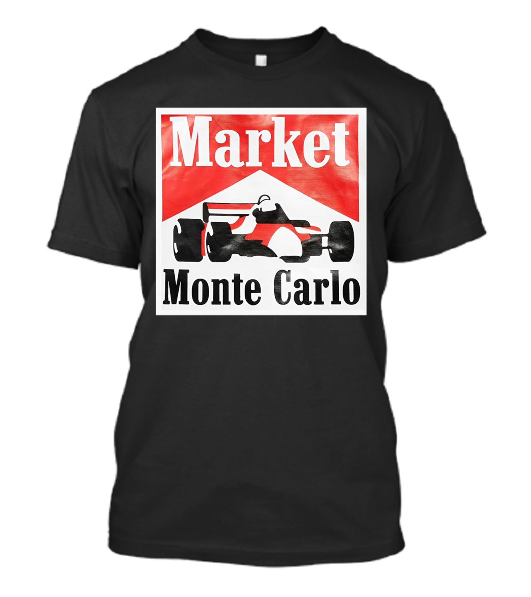 Market Monte Carlo Formula Racing Car T-Shirt