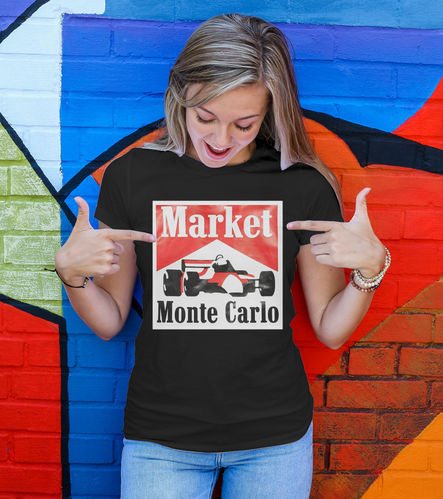 Market Monte Carlo Formula Racing Car T-Shirt