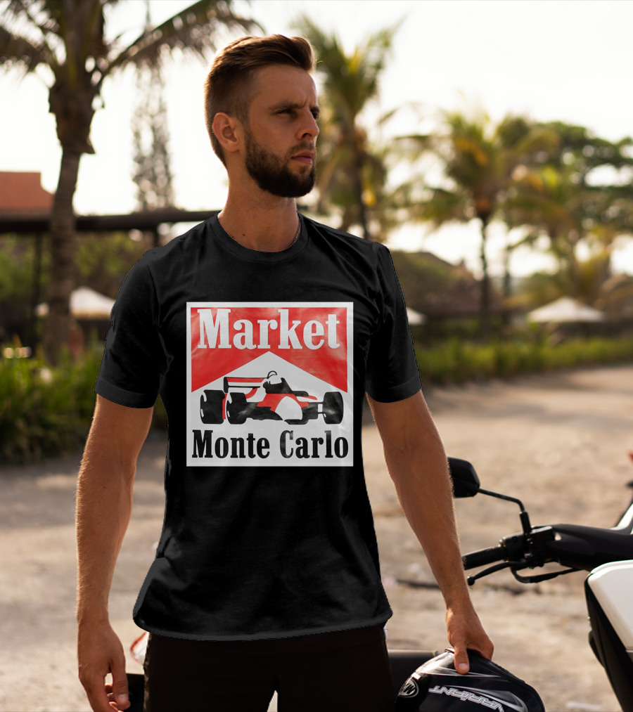 Market Monte Carlo Formula Racing Car T-Shirt