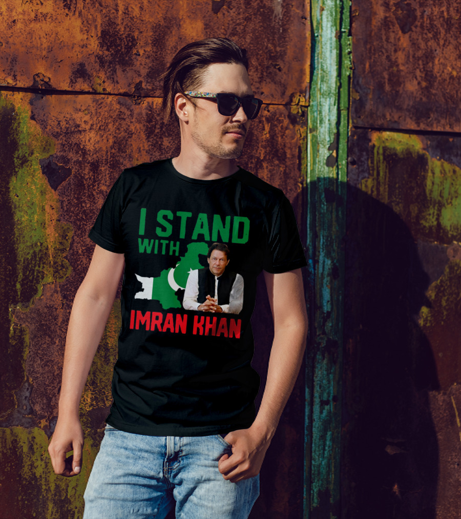 I Stand With Imran Khan PTI Support Pakistan T-Shirt