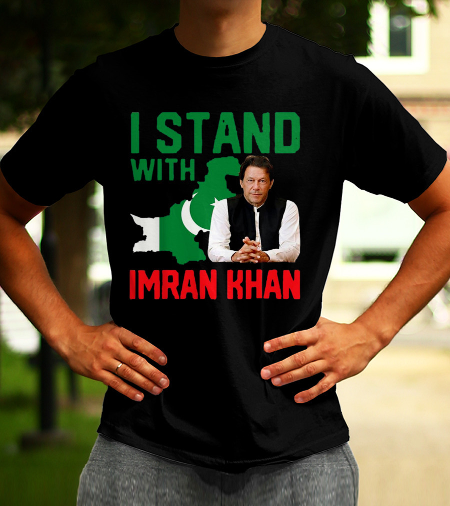 I Stand With Imran Khan PTI Support Pakistan T-Shirt