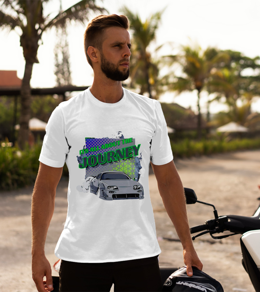 It’s All About The Journey Car Racing T-Shirt
