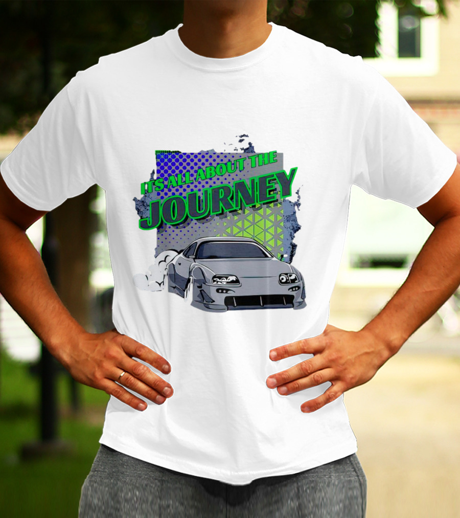 It’s All About The Journey Car Racing T-Shirt