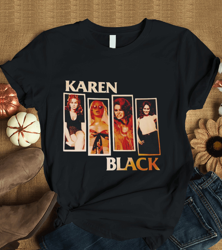 Karen Black Retro Photo Montage T-Shirt