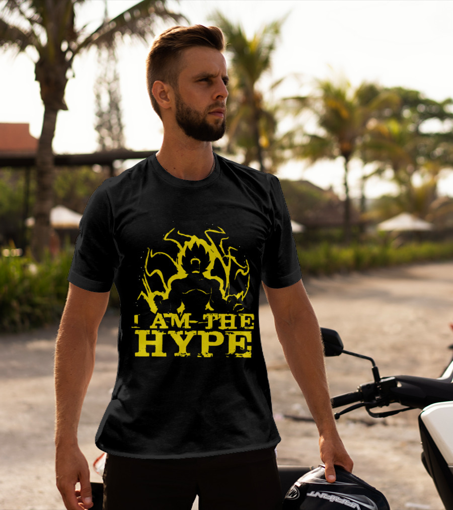 Vegeta I Am The Hype Super Saiyan Yellow Aura T-Shirt