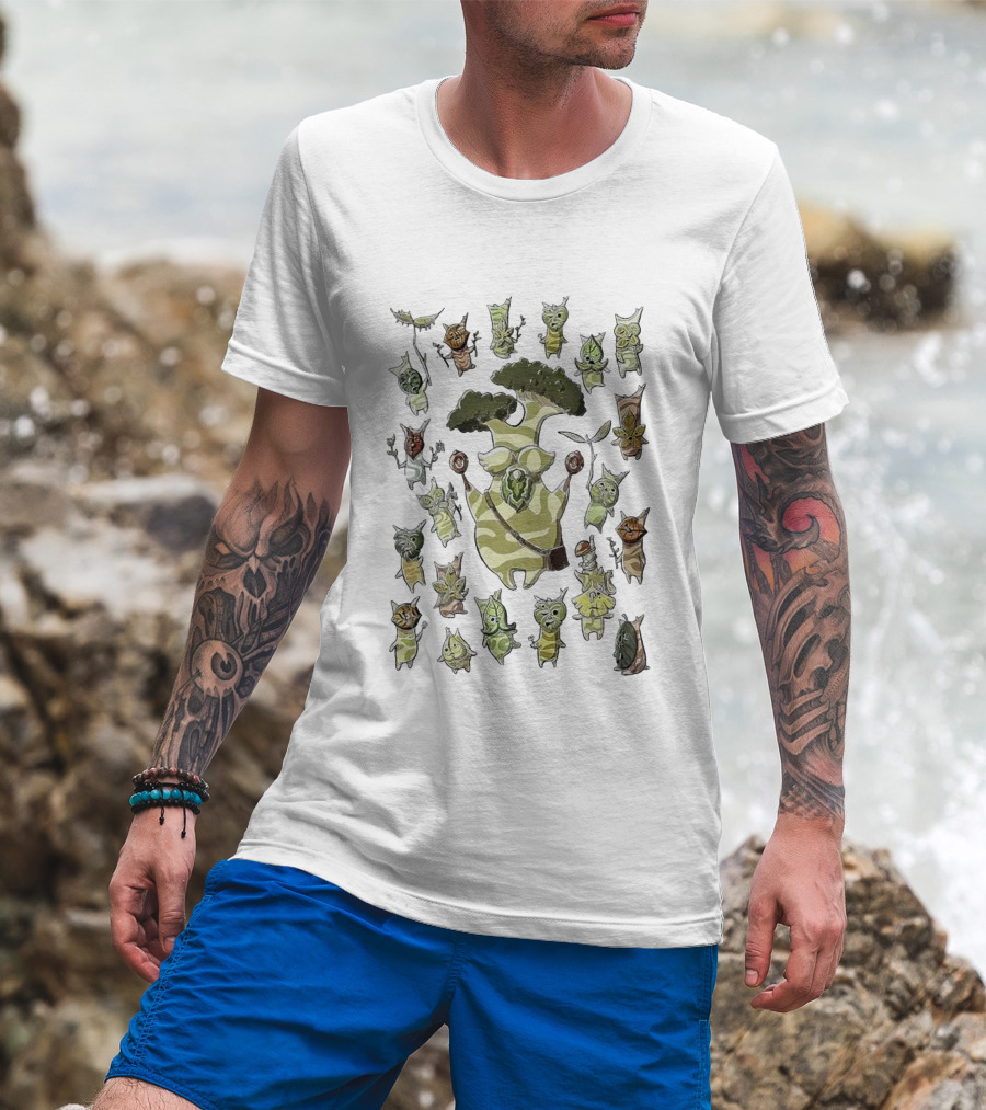 Legend Of Zelda Korok Characters Collection T-Shirt