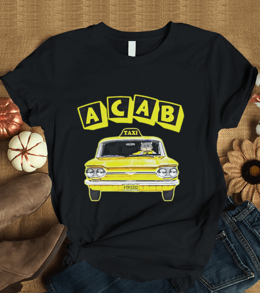 ACAB Taxi Cat FTP1312 T-Shirt