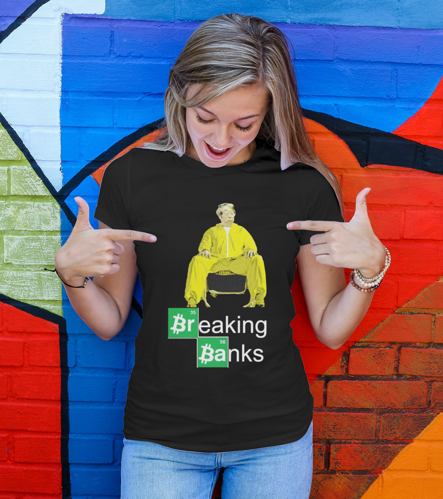 Breaking Banks Bitcoin Chemistry Suit T-Shirt
