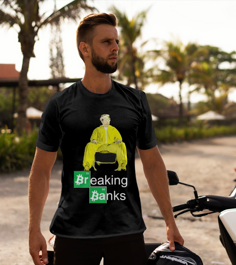 Breaking Banks Bitcoin Chemistry Suit T-Shirt