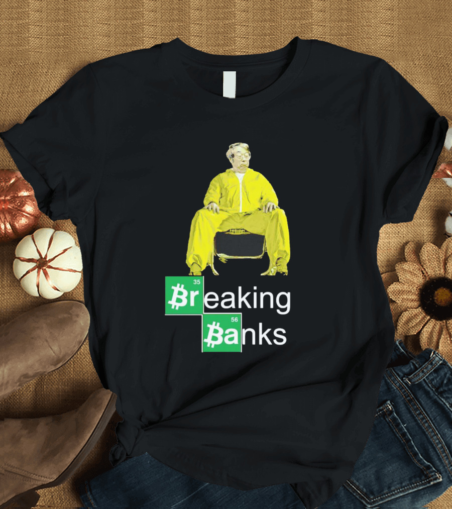 Breaking Banks Bitcoin Chemistry Suit T-Shirt
