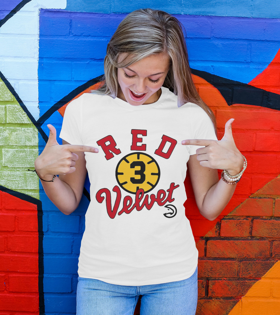 Kevin Huerter Red Velvet 3 Basketball Clock T-Shirt