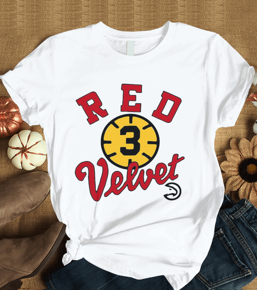 Kevin Huerter Red Velvet 3 Basketball Clock T-Shirt