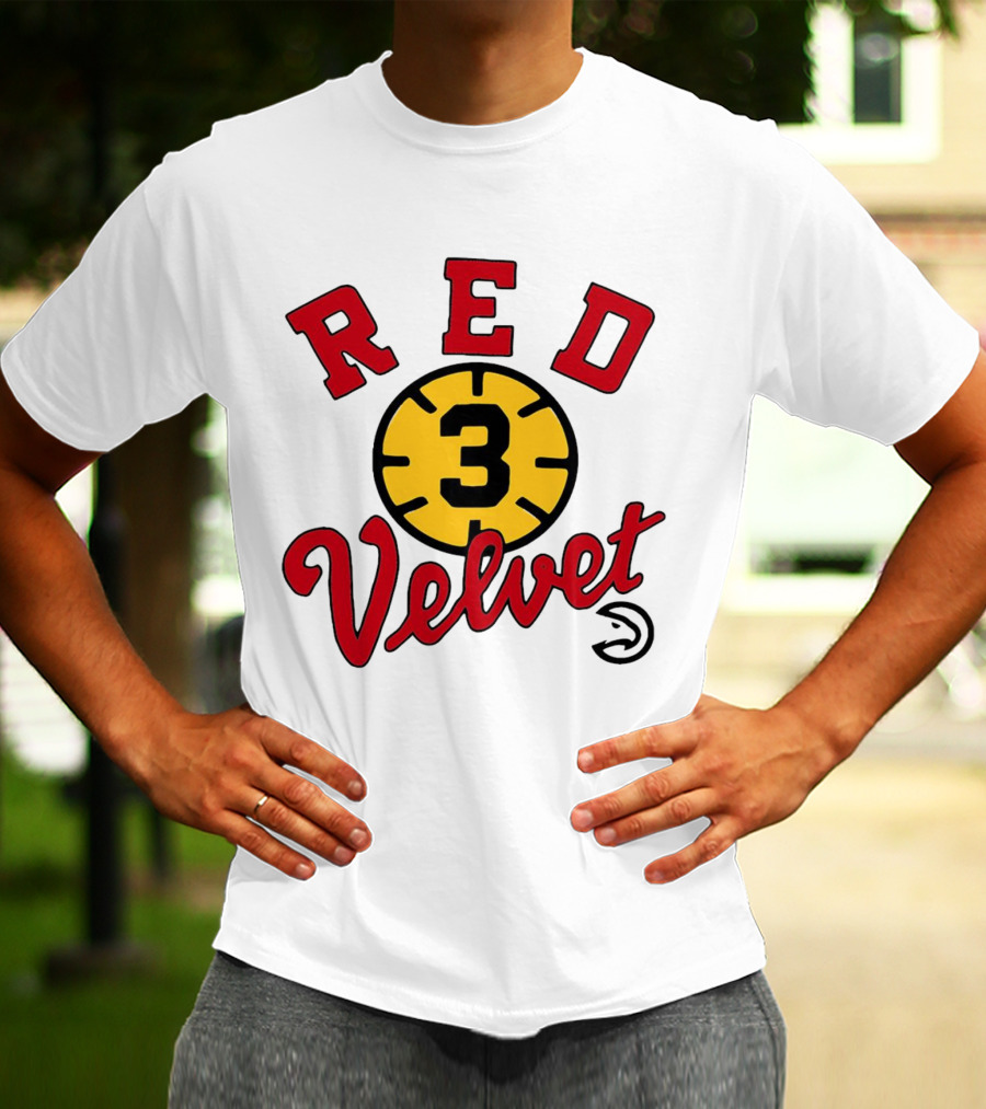 Kevin Huerter Red Velvet 3 Basketball Clock T-Shirt