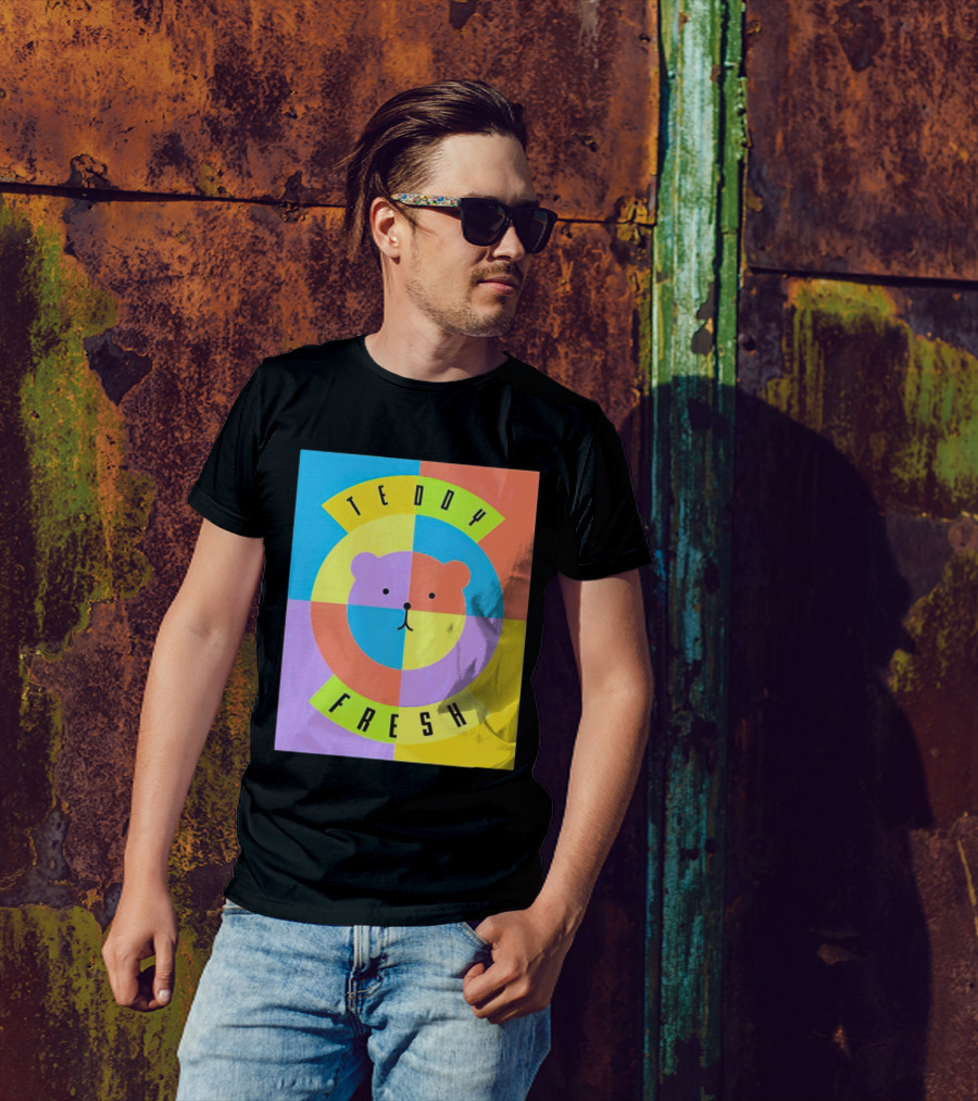 Teddy Fresh Colorful Circle Bear T-Shirt