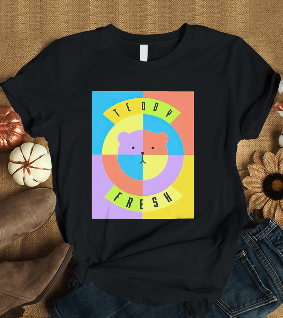 Teddy Fresh Colorful Circle Bear T-Shirt