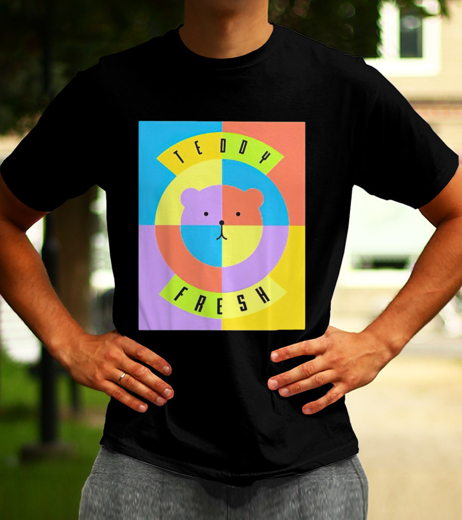 Teddy Fresh Colorful Circle Bear T-Shirt
