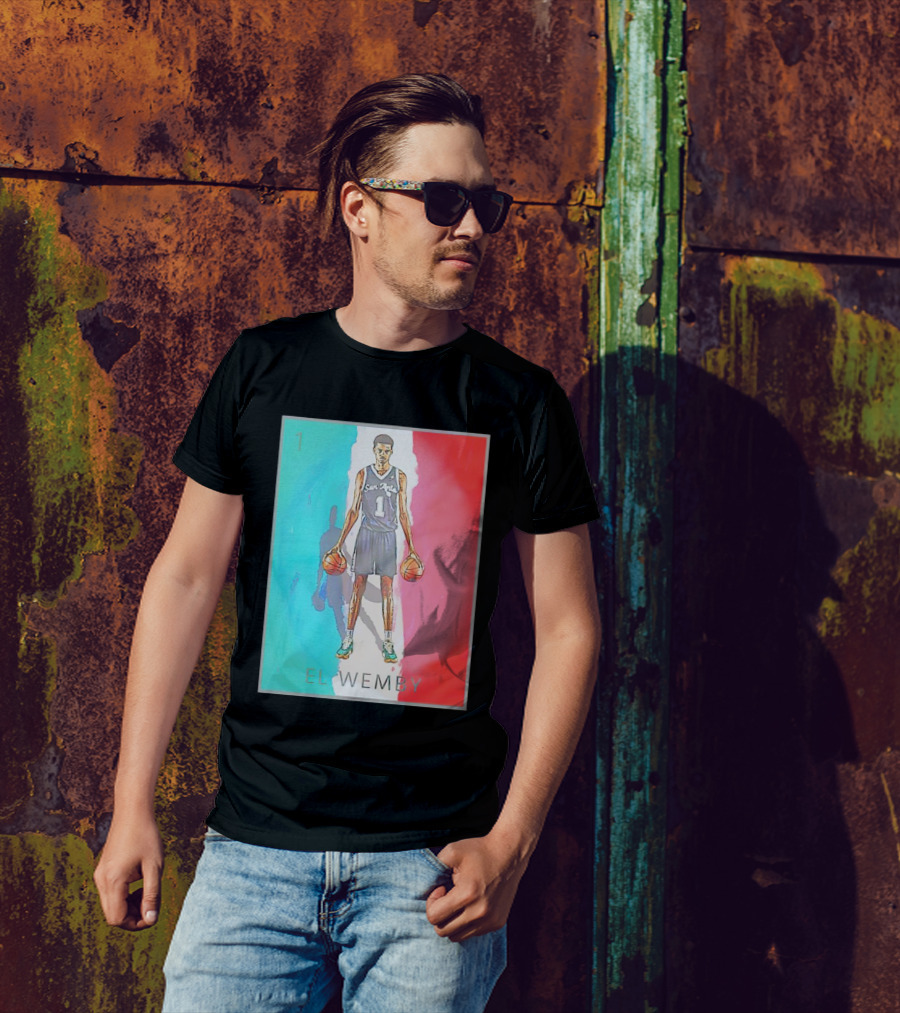 Victor Wembanyama San Antonio Spurs El Wemby Basketball T-Shirt