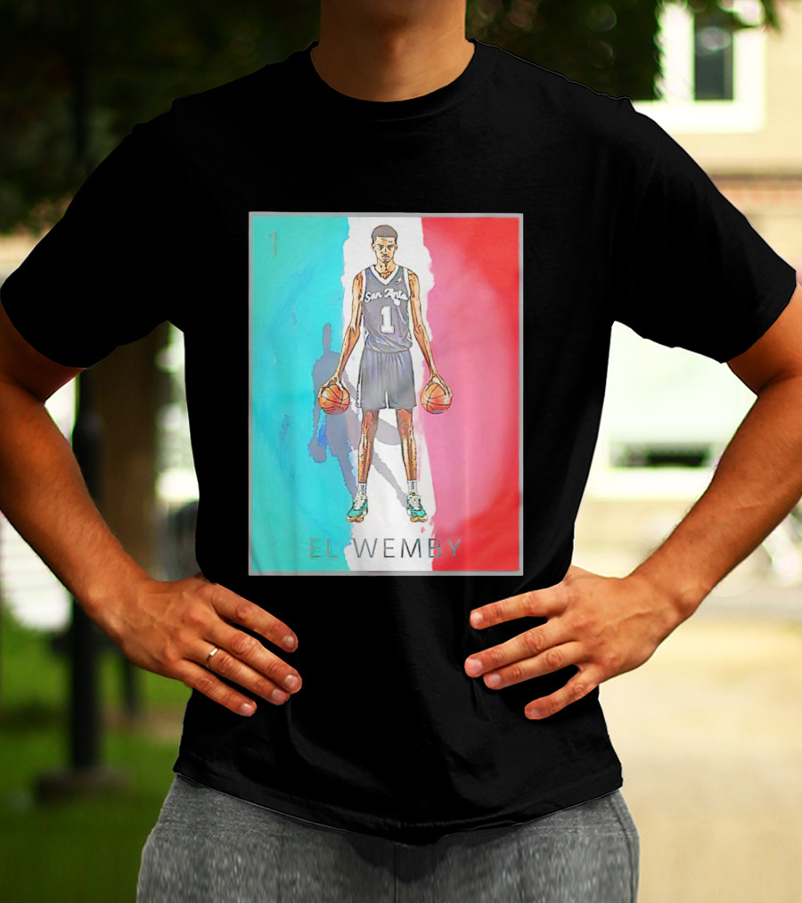 Victor Wembanyama San Antonio Spurs El Wemby Basketball T-Shirt