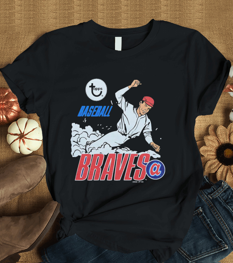 Topps Baseball Braves MLB Atlanta Braves T-Shirt