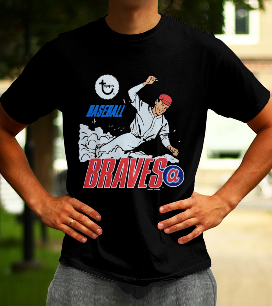 Topps Baseball Braves MLB Atlanta Braves T-Shirt