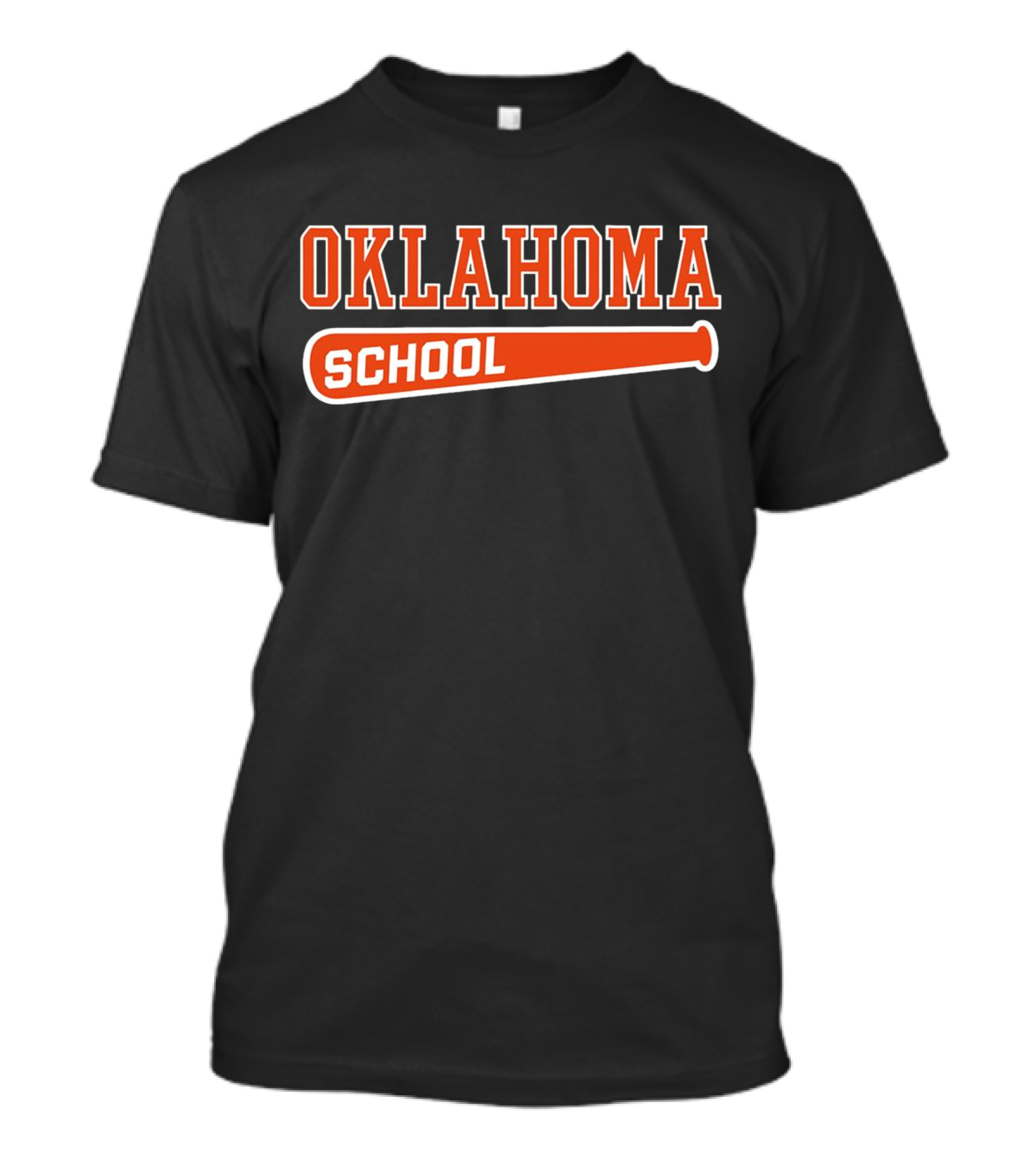 Oklahoma School Baseball Bat T-Shirt