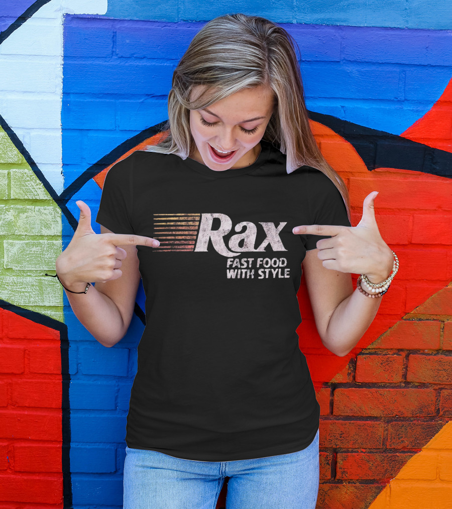 Rax Retro Fast Food With Style Vintage T-Shirt