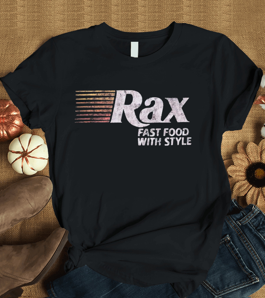 Rax Retro Fast Food With Style Vintage T-Shirt