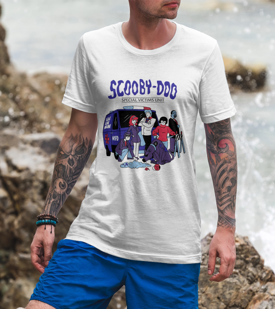 Scooby-Doo Special Victims Unit NYPD Scene Investigation T-Shirt
