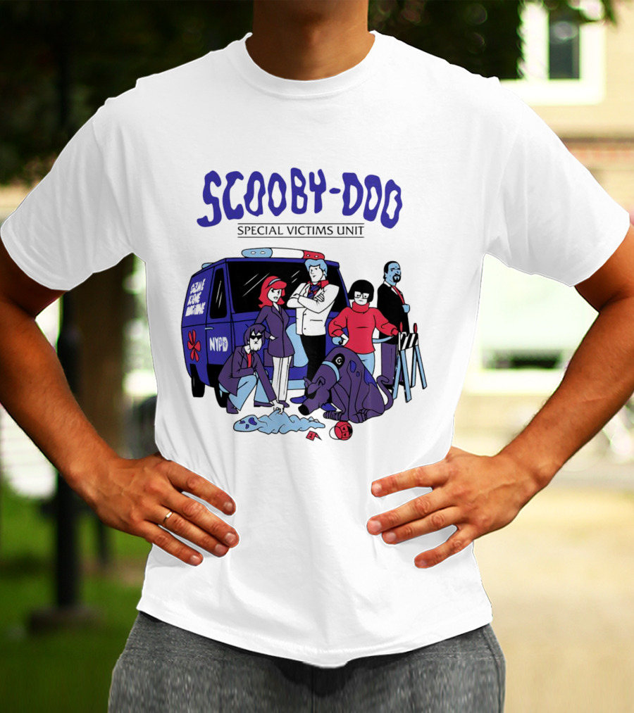 Scooby-Doo Special Victims Unit NYPD Scene Investigation T-Shirt