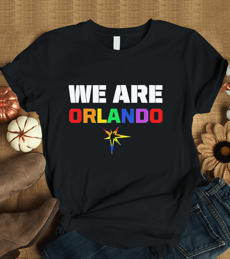 We Are Orlando Rainbow Star T-Shirt