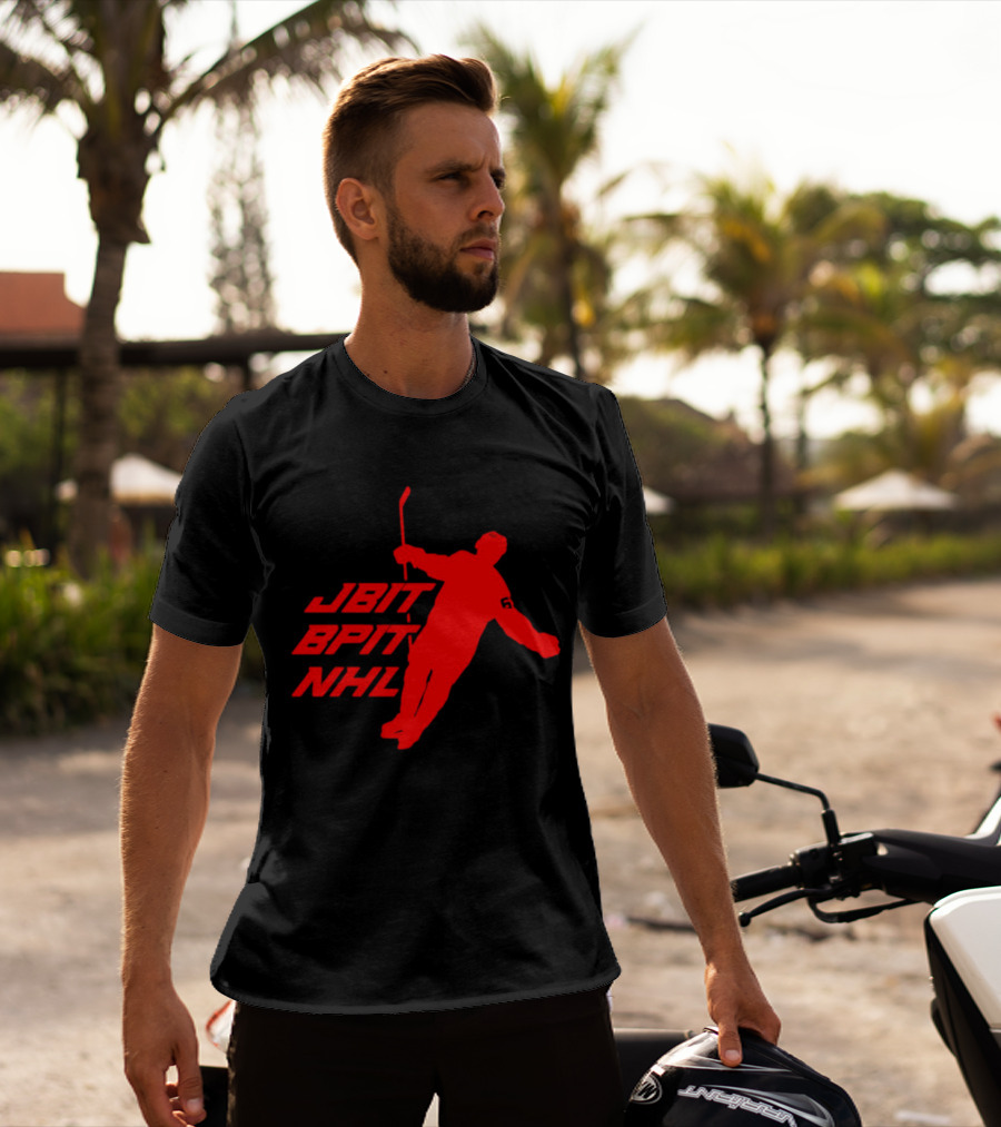 Jbitbpitnhl Jesper Bratt New Jersey Devils NHL Red T-Shirt