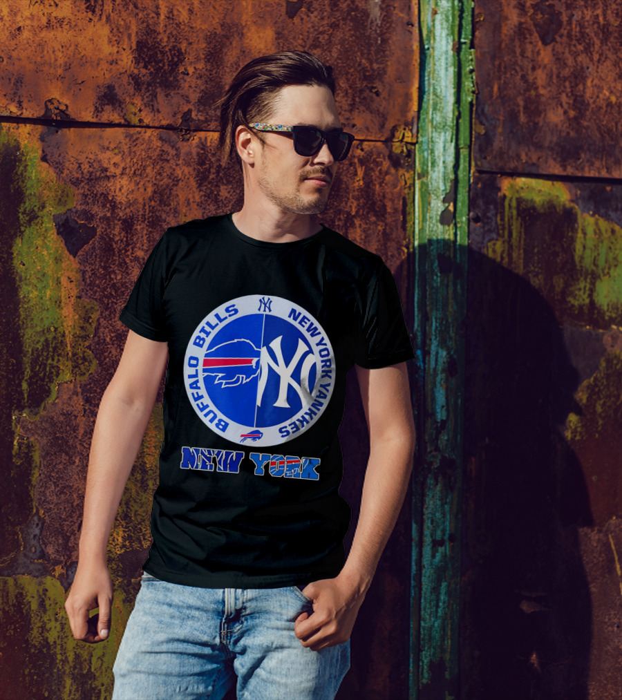 New York Buffalo Bills New York Yankees NYY NY Buffalo T-Shirt