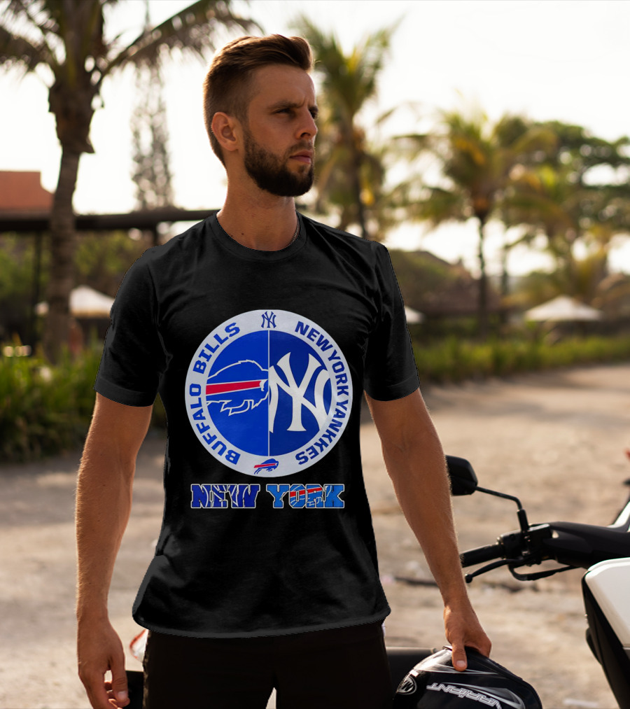 New York Buffalo Bills New York Yankees NYY NY Buffalo T-Shirt