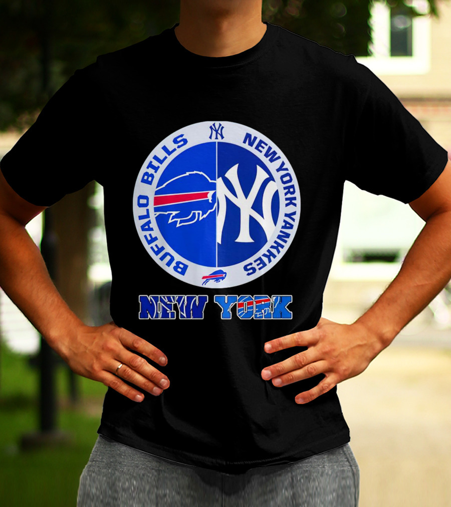 New York Buffalo Bills New York Yankees NYY NY Buffalo T-Shirt