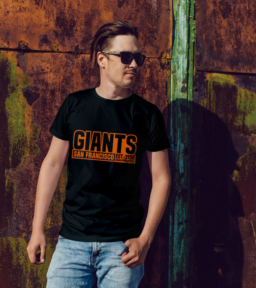San Francisco Giants Est 1958 Orange T-Shirt
