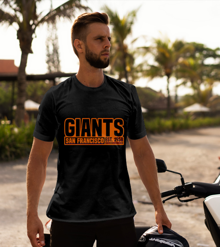 San Francisco Giants Est 1958 Orange T-Shirt