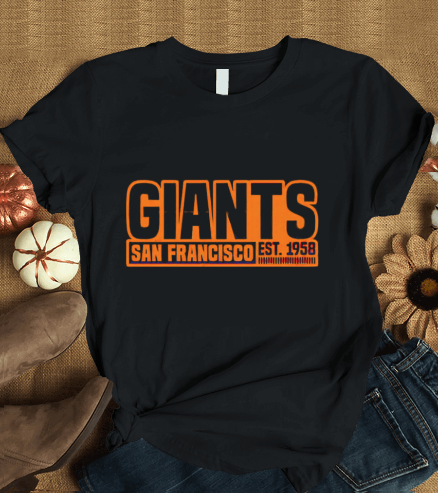 San Francisco Giants Est 1958 Orange T-Shirt