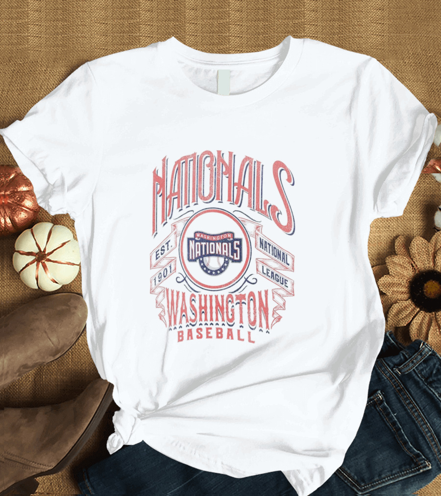 Nationals Washington Baseball Est 1901 National League T-Shirt
