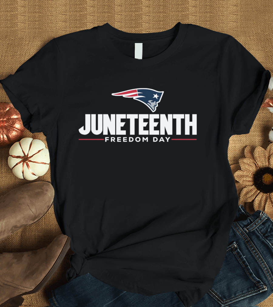 Juneteenth Freedom Day New England Patriots T-Shirt