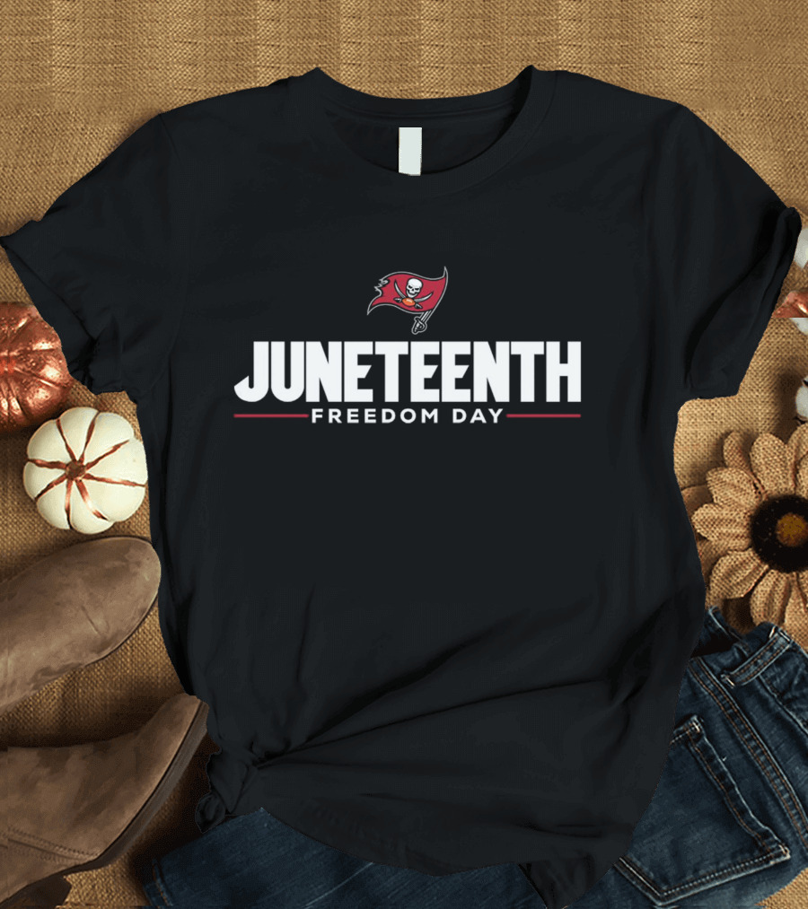 Juneteenth Freedom Day Tampa Bay Buccaneers T-Shirt