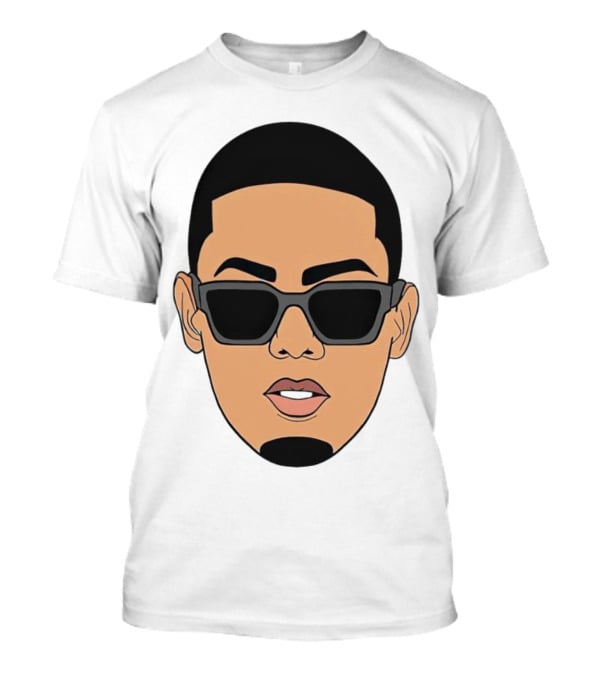 Myke Towers Sunglasses Facial T-Shirt
