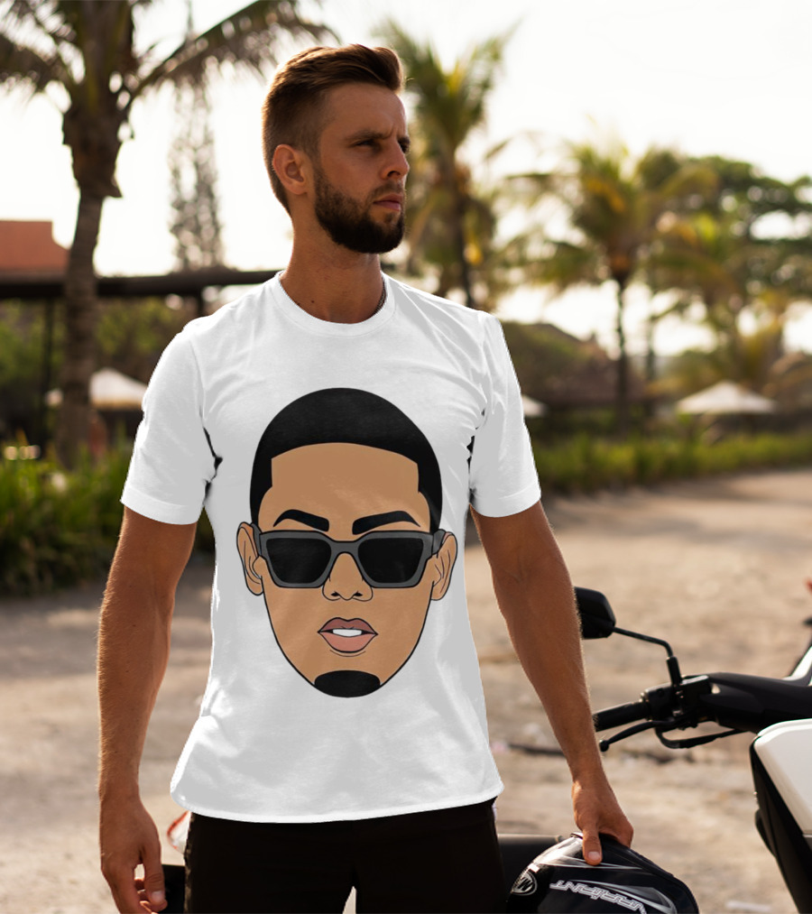 Myke Towers Sunglasses Facial T-Shirt