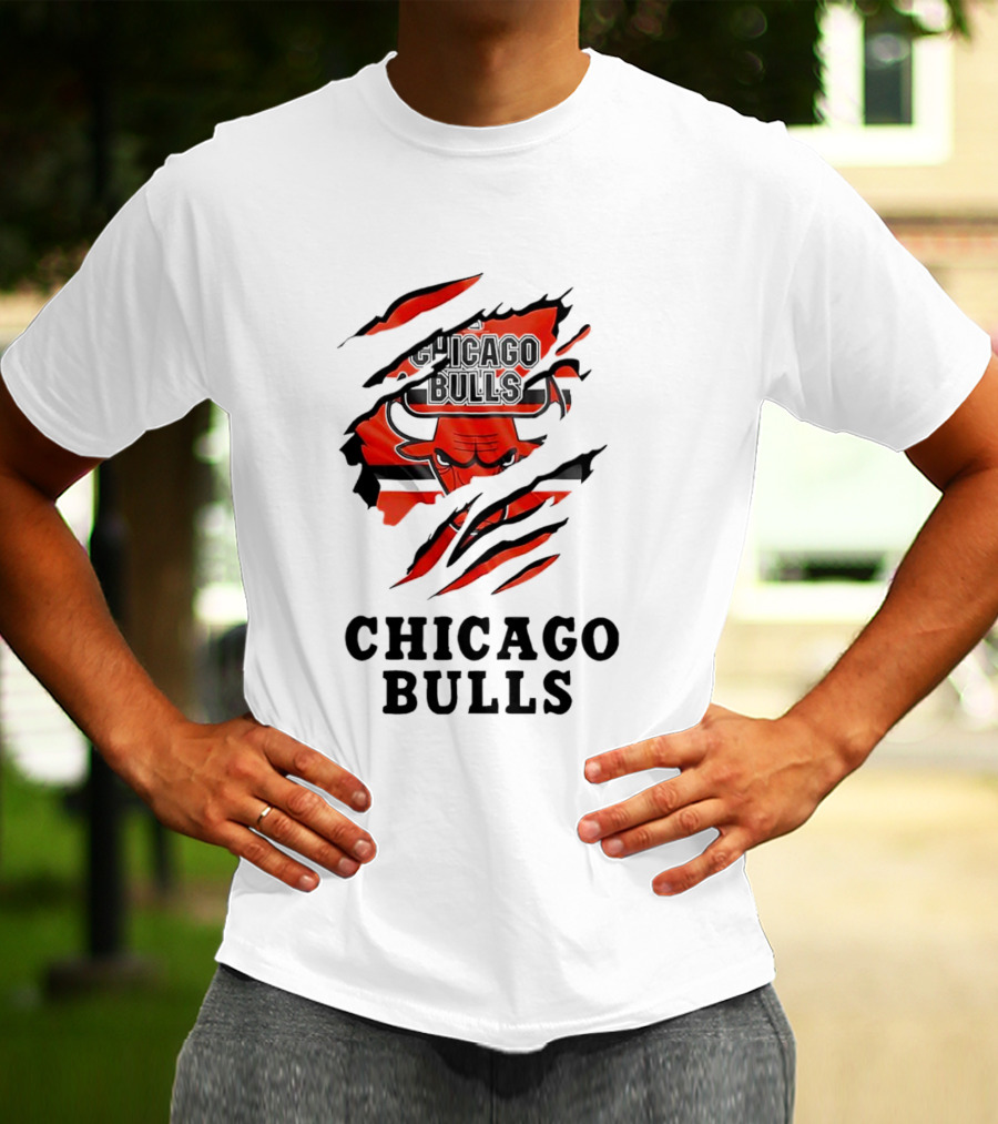 Chicago Bulls Torn Reveal Inside Me T-Shirt