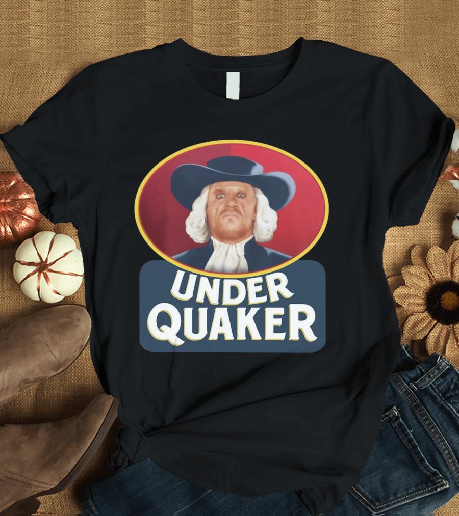 Quaker Oats Logo Parody Under Quaker T-Shirt